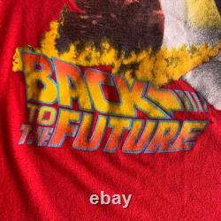 SUPER RARE VINTAGE 1985 BACK TO THE FUTURE 80s MOVIE PROMO T-SHIRT SZ S