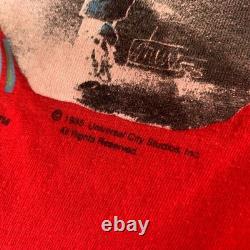 SUPER RARE VINTAGE 1985 BACK TO THE FUTURE 80s MOVIE PROMO T-SHIRT SZ S