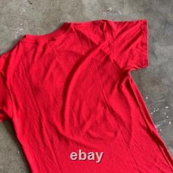 SUPER RARE VINTAGE 1985 BACK TO THE FUTURE 80s MOVIE PROMO T-SHIRT SZ S