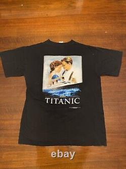 SUPER RARE VINTAGE 1998 Titanic Movie Promo Tee- size L NWT NEVER WORN