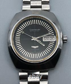 SUPER RARE VINTAGE 70s CITIZEN PARAWATER COMMANDO AUTOMATIC DAY DATE WATCH 38mm
