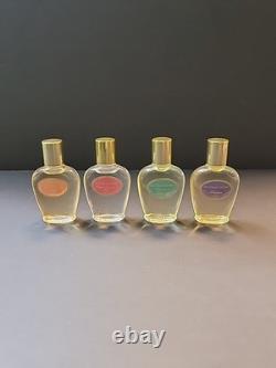 SUPER RARE VINTAGE 80's Victoria's Secret Perfume Gift Set 4 mini Bottles