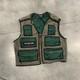 SUPER RARE VINTAGE 90s Polo Jeans Ralph Lauren Mesh Hunting Vest Men's Medium