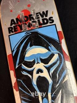 SUPER RARE VINTAGE Andrew Reynolds Ghostface Screamer Birdhouse Skateboard Deck