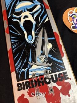 SUPER RARE VINTAGE Andrew Reynolds Ghostface Screamer Birdhouse Skateboard Deck