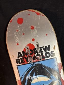 SUPER RARE VINTAGE Andrew Reynolds Ghostface Screamer Birdhouse Skateboard Deck