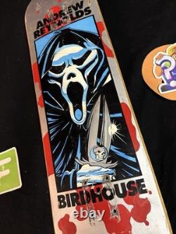 SUPER RARE VINTAGE Andrew Reynolds Ghostface Screamer Birdhouse Skateboard Deck