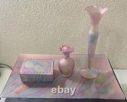 SUPER RARE VINTAGE Art Deco Vanity Perfume Bottle Nouveau Art Retro MCM Delicate