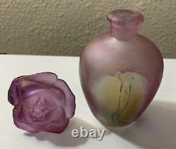 SUPER RARE VINTAGE Art Deco Vanity Perfume Bottle Nouveau Art Retro MCM Delicate