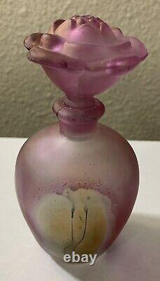 SUPER RARE VINTAGE Art Deco Vanity Perfume Bottle Nouveau Art Retro MCM Delicate