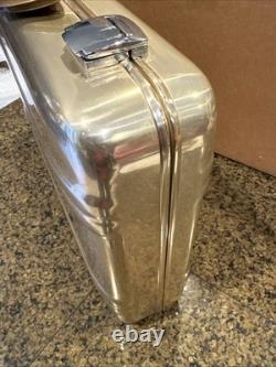 SUPER RARE VINTAGE GOLD Zero Halliburton Attache Briefcase EXCELLENT CONDITION
