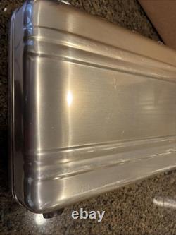 SUPER RARE VINTAGE GOLD Zero Halliburton Attache Briefcase EXCELLENT CONDITION