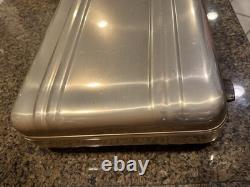 SUPER RARE VINTAGE GOLD Zero Halliburton Attache Briefcase EXCELLENT CONDITION