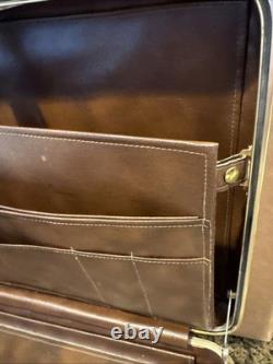 SUPER RARE VINTAGE GOLD Zero Halliburton Attache Briefcase EXCELLENT CONDITION