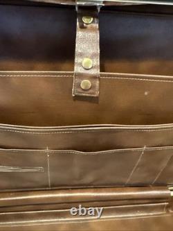SUPER RARE VINTAGE GOLD Zero Halliburton Attache Briefcase EXCELLENT CONDITION