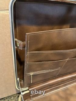SUPER RARE VINTAGE GOLD Zero Halliburton Attache Briefcase EXCELLENT CONDITION