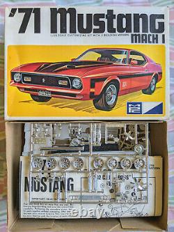 SUPER RARE! VINTAGE MPC 1971 MUSTANG MACH I Model Kit GORGEOUS LQQK