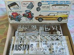 SUPER RARE! VINTAGE MPC 1971 MUSTANG MACH I Model Kit GORGEOUS LQQK