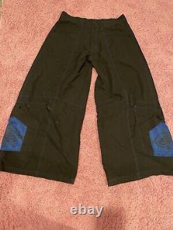 SUPER RARE VINTAGE OCTO Baggy Rave Wide Leg Nylon Parachute Pants