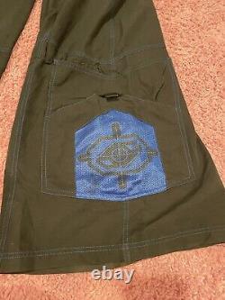 SUPER RARE VINTAGE OCTO Baggy Rave Wide Leg Nylon Parachute Pants