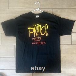 SUPER RARE VINTAGE PRINCE 2004 MUSICOLOGY TOUR MERCH Size XL