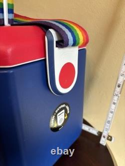 SUPER RARE VINTAGE RAINBOW IGLOO COOLER RETRO 1990s MADE IN USA GREAT CONDITION