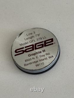 SUPER RARE? VINTAGE SAGE LL 3wt 7'9in FLY ROD! ? EXCELLENT