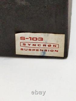 SUPER RARE VINTAGE SYNCRON S-103 Shockmount for microphone NOS Neumann