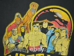SUPER RARE VTG 1992 Mortal Kombat Shirt Single Stitch Size XL Wide