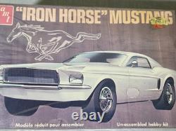 SUPER RARE Vintage 1/25 AMT IRON HORSE MUSTANG T267 NOS FACTORY SEALED 1970s