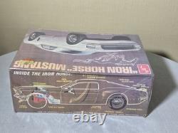 SUPER RARE Vintage 1/25 AMT IRON HORSE MUSTANG T267 NOS FACTORY SEALED 1970s
