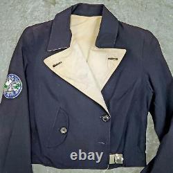 SUPER RARE Vintage 1940s LAKE PLACID Patch Apres Wool Toggle Closure Ski Jacket