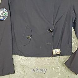 SUPER RARE Vintage 1940s LAKE PLACID Patch Apres Wool Toggle Closure Ski Jacket