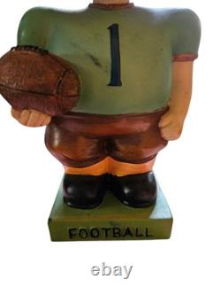 SUPER RARE! Vintage 1960's Original Authentic Football #1 Bobblehead READ! 