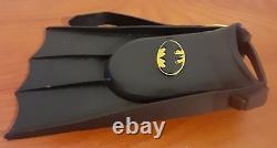 SUPER RARE Vintage 1964 Batman scuba flippers fins DC Comics HTF 1960s childrens