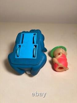 SUPER RARE Vintage 1980's Glow Glo Friends Bunny Rabbit & Glo Garden Ant