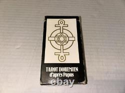 SUPER RARE Vintage 1981 TAROT BOHEMIEN D'APRES PAPUS 100% COMPLETE EXCELLENT