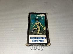 SUPER RARE Vintage 1981 TAROT BOHEMIEN D'APRES PAPUS 100% COMPLETE EXCELLENT