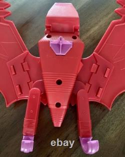 SUPER RARE! Vintage! 1987 LARGE Silverhawks Sky-Shadow Complete And Works