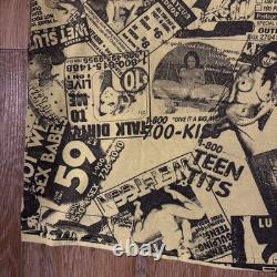 SUPER RARE Vintage 2001 Supreme Porn Ads All Over Print Shirt XL