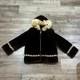 SUPER RARE! Vintage 50s/60s Alaskan Seal Fur Coat Hooded Shearling Brown Women M