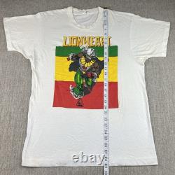 SUPER RARE! Vintage 70s Lionheart Comic Book T Shirt Large L African Superhero