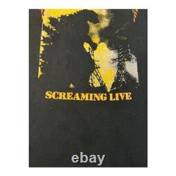SUPER RARE Vintage 80s Soundgarden Screaming Live Godzilla Tee 100% Authentic L