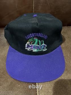 SUPER RARE! Vintage 90s Adventureland Iowa THE DRAGON Snapback Cap, OSFA