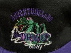 SUPER RARE! Vintage 90s Adventureland Iowa THE DRAGON Snapback Cap, OSFA