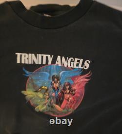 SUPER RARE Vintage 90s Trinity Angels Acclaim / Valiant Comics Promo T Shirt XL