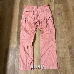 SUPER RARE Vintage Avirex Pink Military Pilot Cargo Pants Medium 31x30