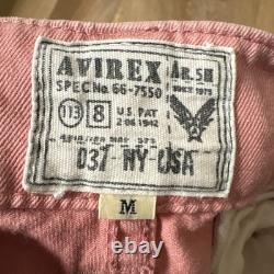 SUPER RARE Vintage Avirex Pink Military Pilot Cargo Pants Medium 31x30