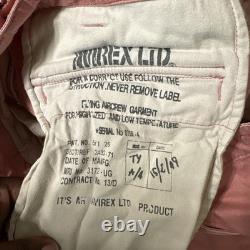 SUPER RARE Vintage Avirex Pink Military Pilot Cargo Pants Medium 31x30