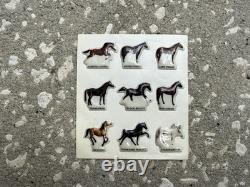 SUPER RARE Vintage Breyer Horse #510A Brenda Puffy Stickers 1980-1981 9 Models